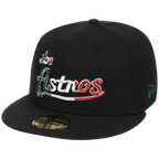 Houston Astros Houston Crown the City 'Los Astros' New Era 59FIFTY (Black/Black)