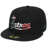 Houston Astros Houston Crown the City 'Los Astros' New Era 59FIFTY (Black/Black)