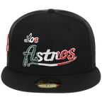 Houston Astros Houston Crown the City 'Los Astros' New Era 59FIFTY (Black/Black)