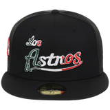 Houston Astros Houston Crown the City 'Los Astros' New Era 59FIFTY (Black/Black)