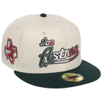 Houston Astros Houston Crown the City 'Los Astros' New Era 59FIFTY (Chrome/Dark Green)