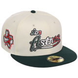 Houston Astros Houston Crown the City 'Los Astros' New Era 59FIFTY (Chrome/Dark Green)