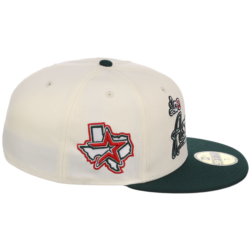 Houston Astros Houston Crown the City 'Los Astros' New Era 59FIFTY (Chrome/Dark Green)