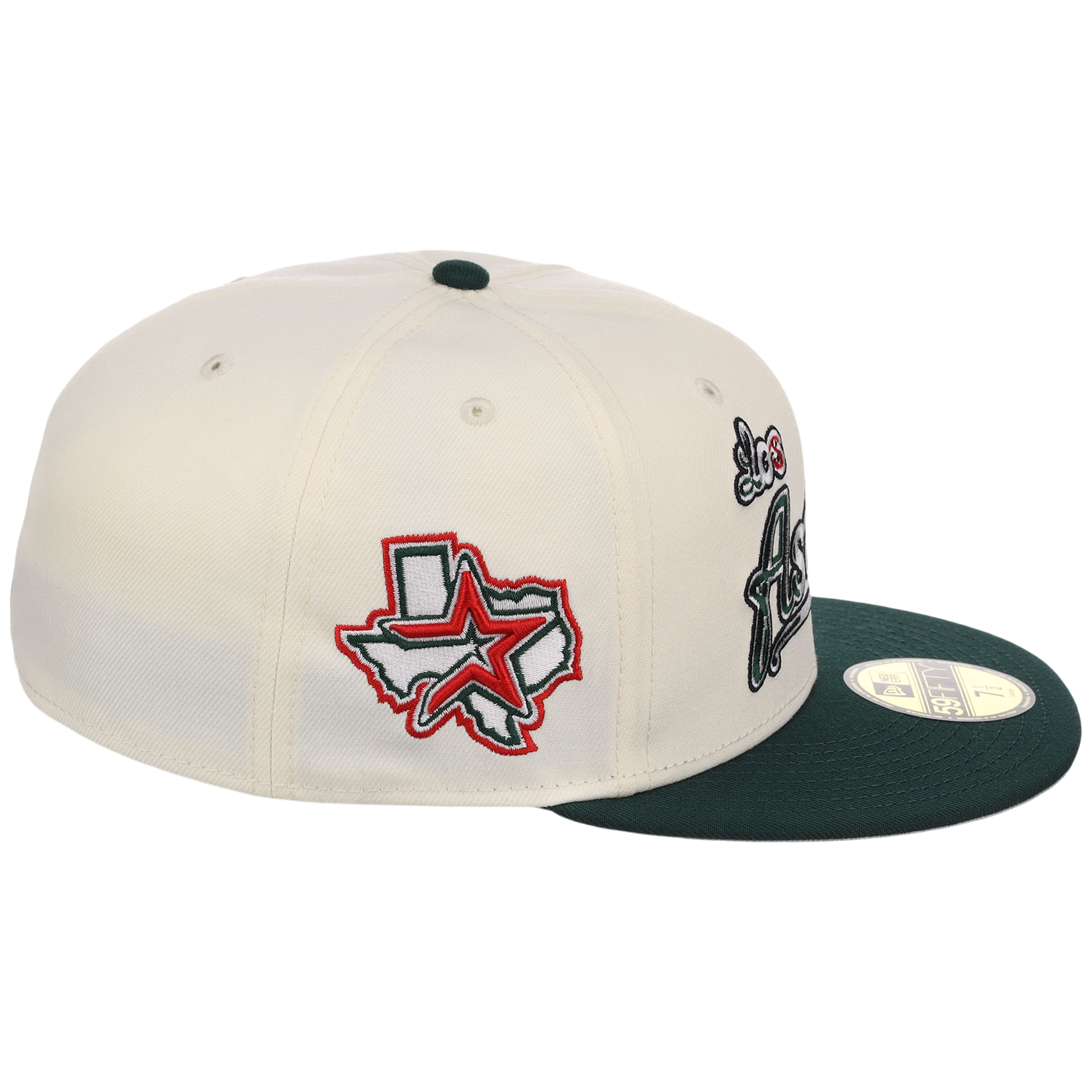 Houston Astros Houston Crown the City 'Los Astros' New Era 59FIFTY (Chrome/Dark Green)