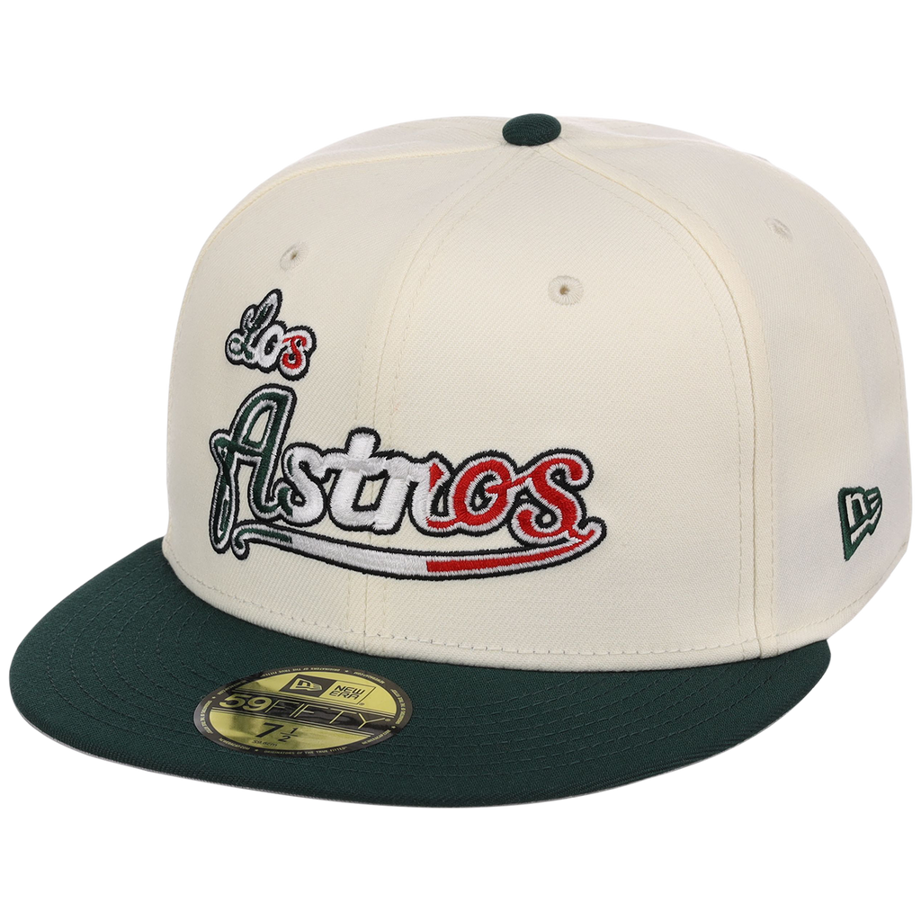 Houston Astros Houston Crown the City 'Los Astros' New Era 59FIFTY (Chrome/Dark Green)