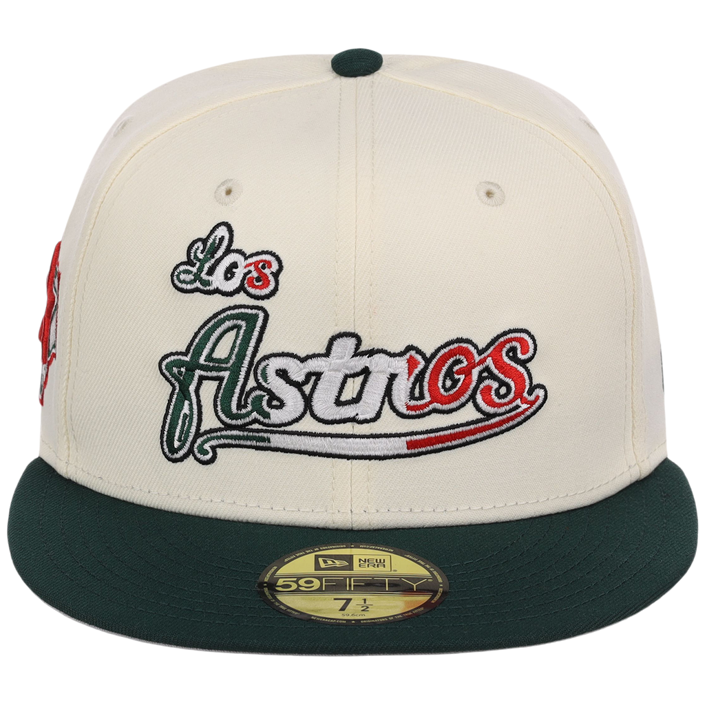 Houston Astros Houston Crown the City 'Los Astros' New Era 59FIFTY (Chrome/Dark Green)