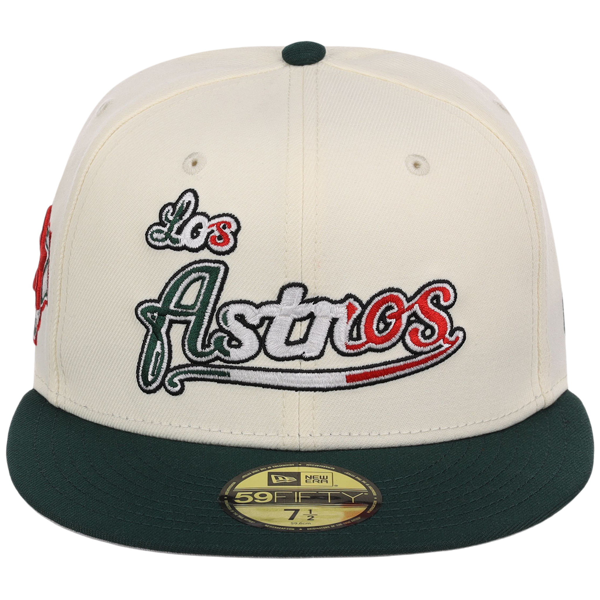 Houston Astros Houston Crown the City 'Los Astros' New Era 59FIFTY (Chrome/Dark Green)