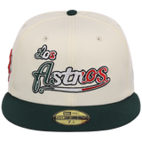 Houston Astros Houston Crown the City 'Los Astros' New Era 59FIFTY (Chrome/Dark Green)
