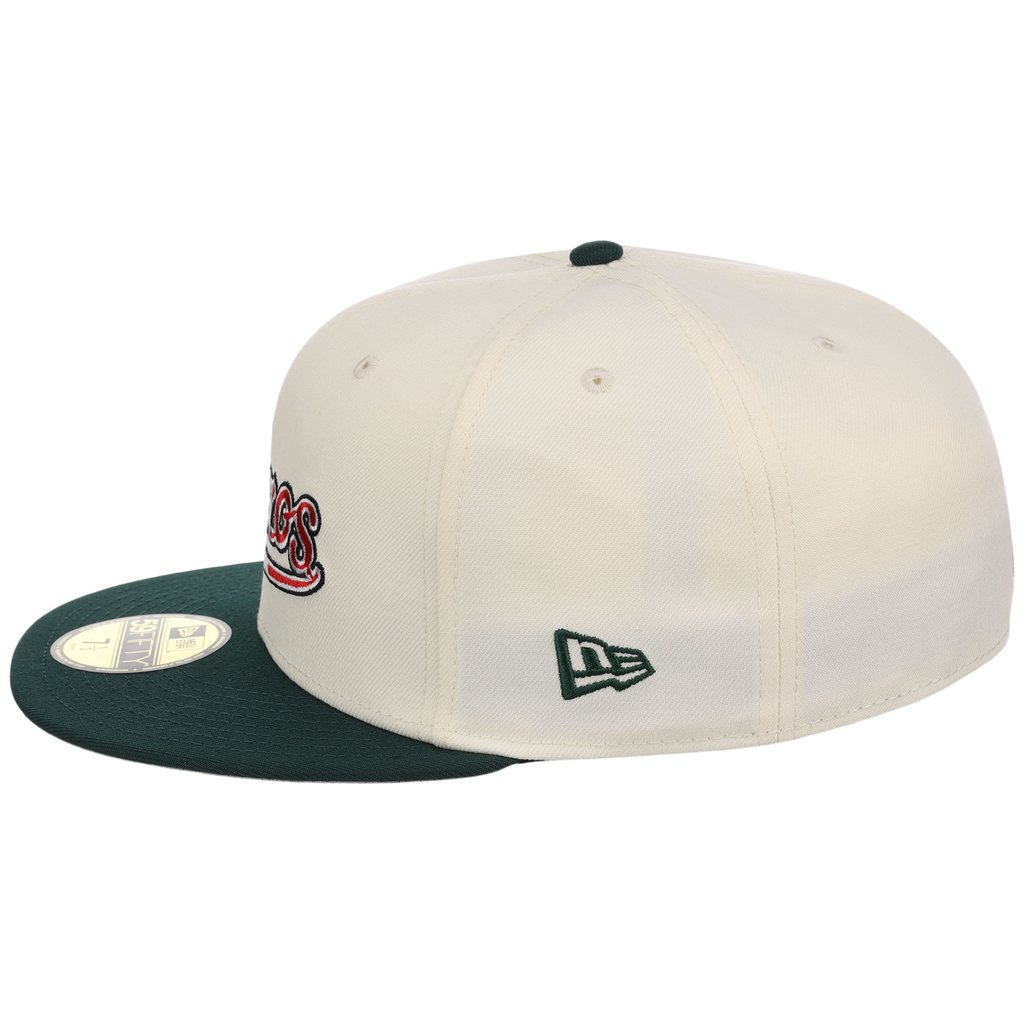 Houston Astros Houston Crown the City 'Los Astros' New Era 59FIFTY (Chrome/Dark Green)