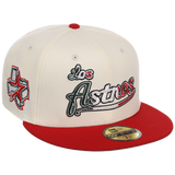 Houston Astros Houston Crown the City 'Los Astros' New Era 59FIFTY (Chrome/Red)
