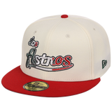 Houston Astros Houston Crown the City 'Los Astros' New Era 59FIFTY (Chrome/Red)