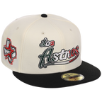 Houston Astros Houston Crown the City 'Los Astros' New Era 59FIFTY (Chrome/Black)