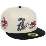 Houston Astros Houston Crown the City 'Los Astros' New Era 59FIFTY (Chrome/Black)