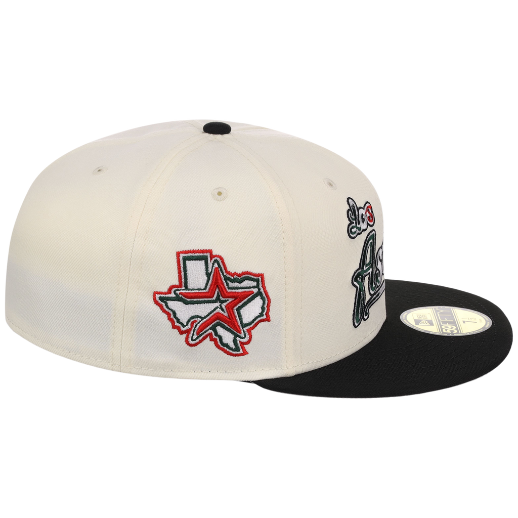 Houston Astros Houston Crown the City 'Los Astros' New Era 59FIFTY (Chrome/Black)