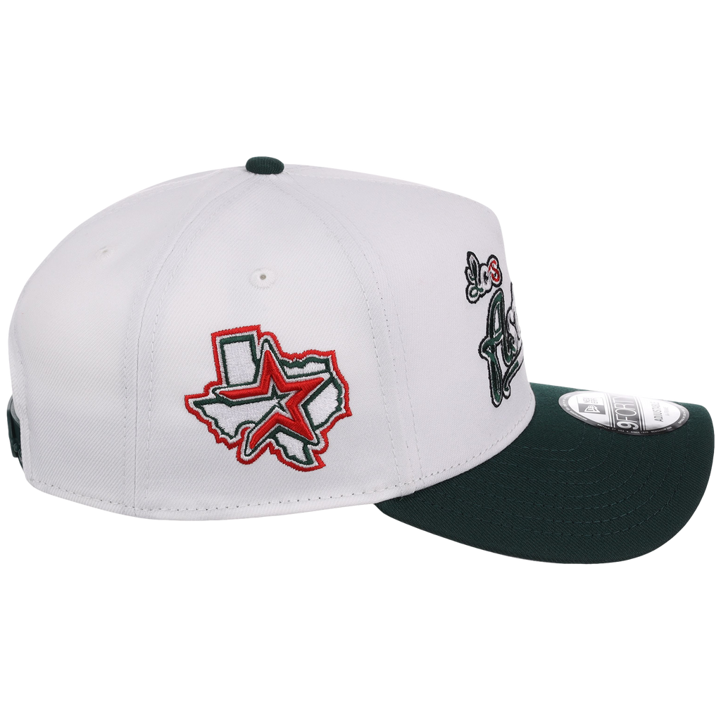 Houston Astros Houston Crown the City 'Los Astros' New Era 9FORTY (White/Dark Green)