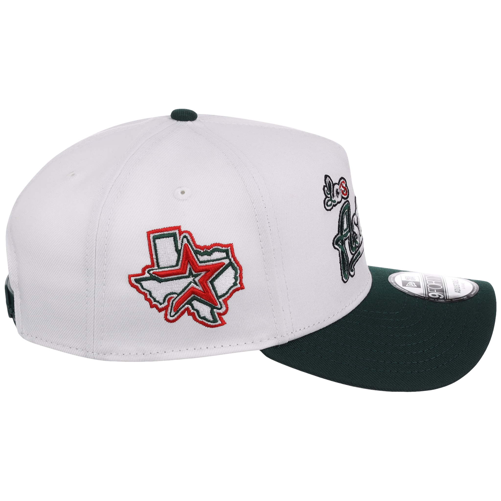 Houston Astros Houston Crown the City 'Los Astros' New Era 9FORTY (White/Dark Green)