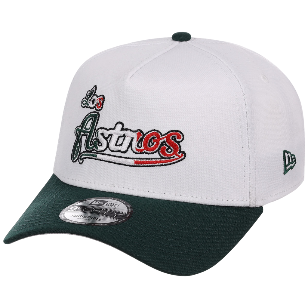 Houston Astros Houston Crown the City 'Los Astros' New Era 9FORTY (White/Dark Green)