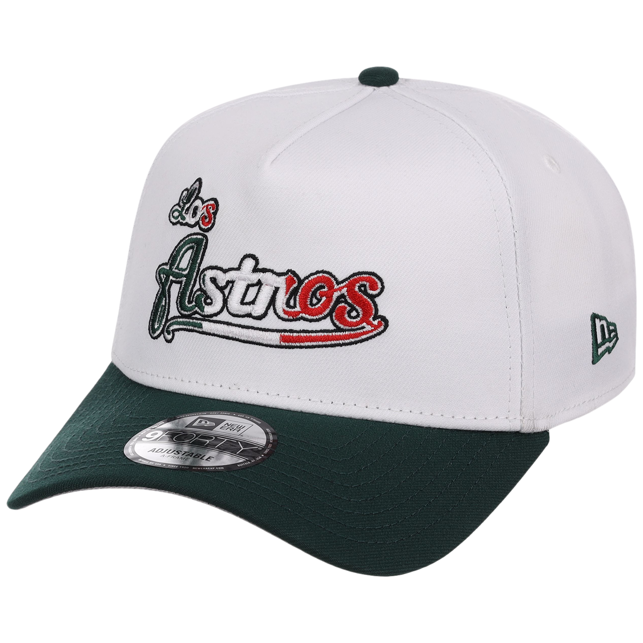 Houston Astros Houston Crown the City 'Los Astros' New Era 9FORTY (White/Dark Green)