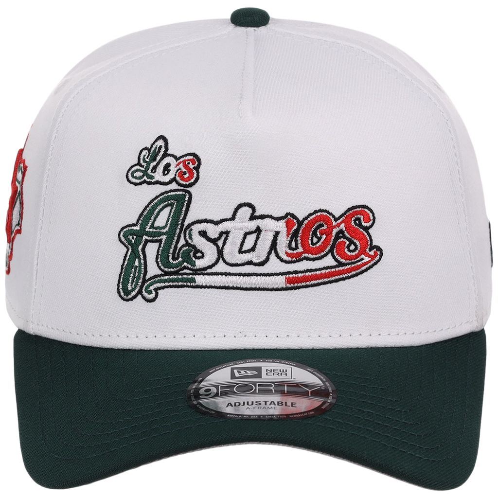 Houston Astros Houston Crown the City 'Los Astros' New Era 9FORTY (White/Dark Green)