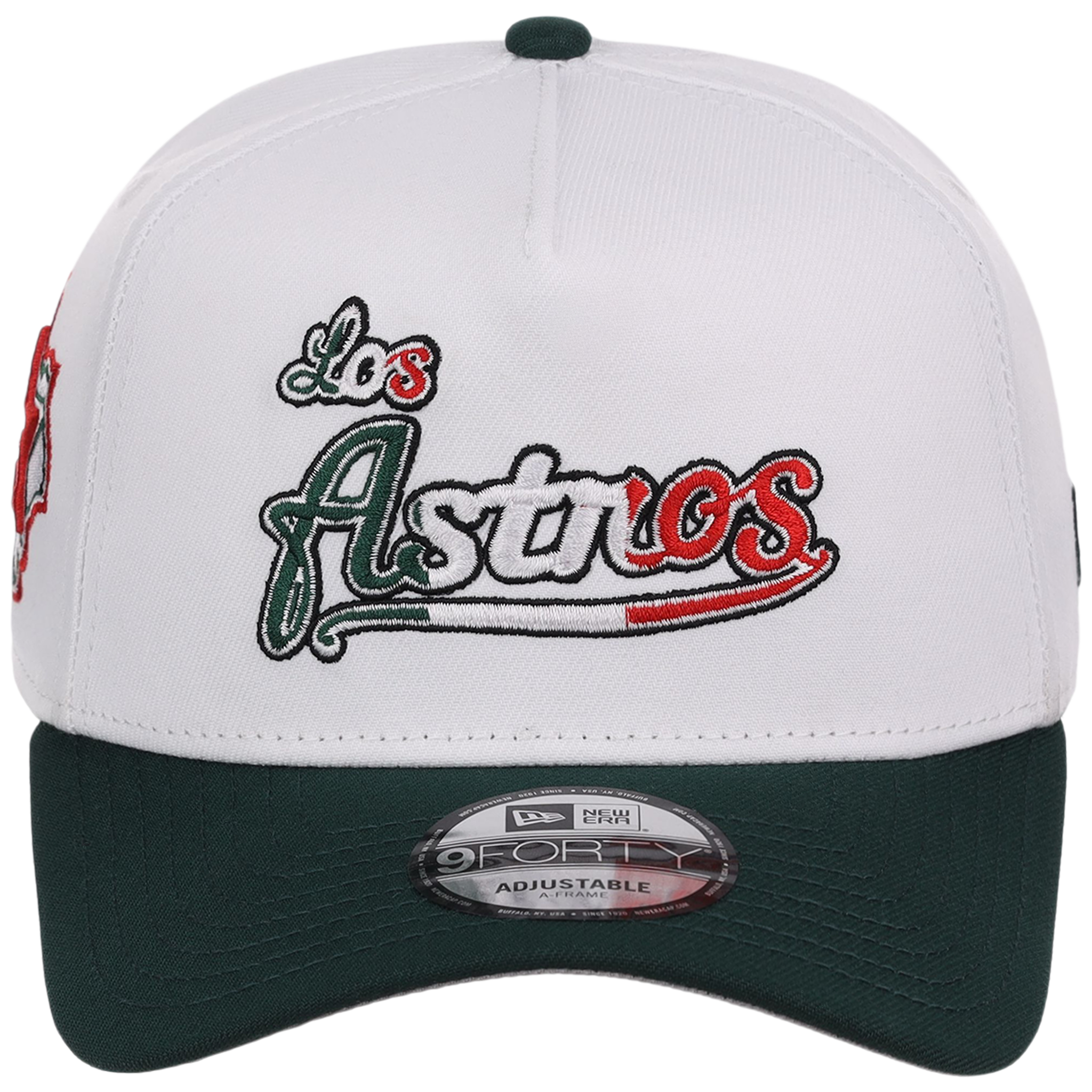 Houston Astros Houston Crown the City 'Los Astros' New Era 9FORTY (White/Dark Green)