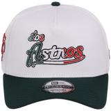 Houston Astros Houston Crown the City 'Los Astros' New Era 9FORTY (White/Dark Green)