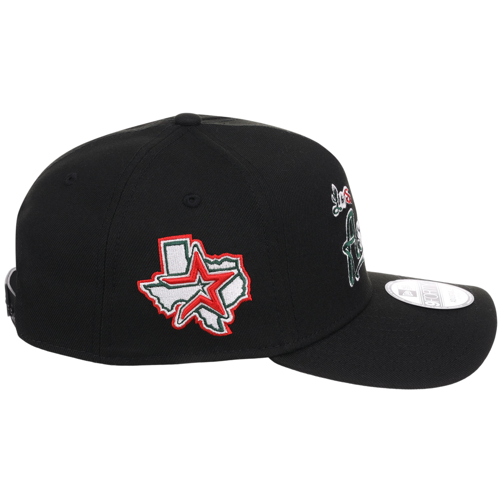 Houston Astros Houston Crown the City 'Los Astros' New Era 9FORTY (Black/Black)