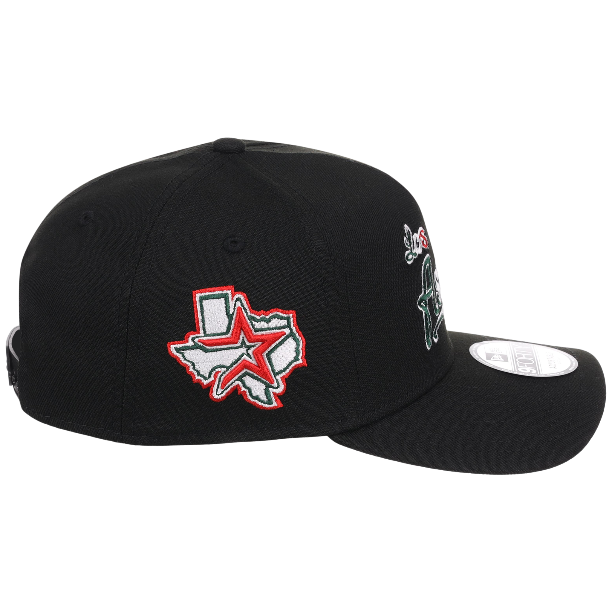 Houston Astros Houston Crown the City 'Los Astros' New Era 9FORTY (Black/Black)