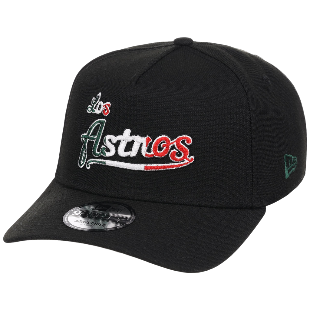 Houston Astros Houston Crown the City 'Los Astros' New Era 9FORTY (Black/Black)
