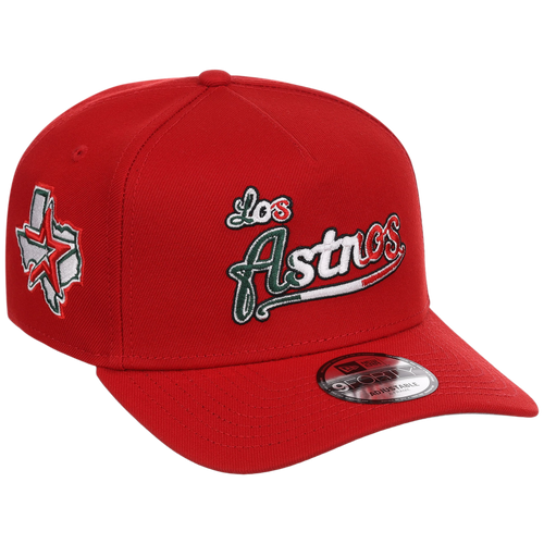 Houston Astros Houston Crown the City 'Los Astros' New Era 9FORTY (Red/Red)