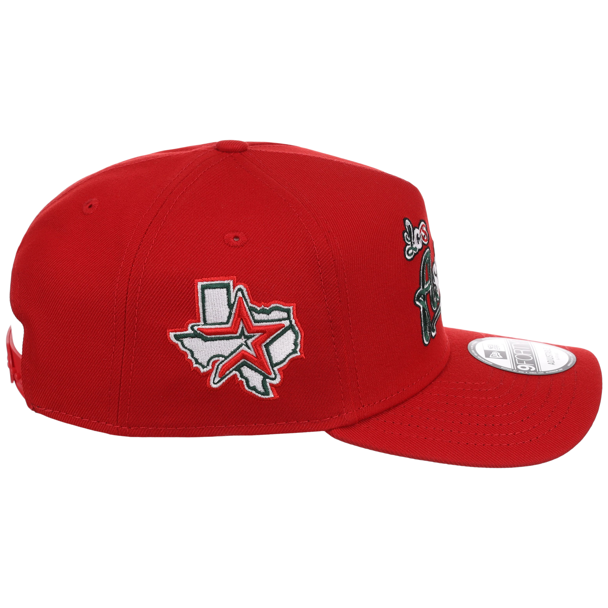 Houston Astros Houston Crown the City 'Los Astros' New Era 9FORTY (Red/Red)
