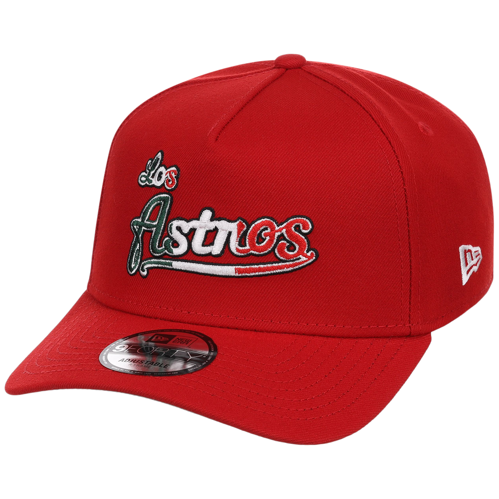 Houston Astros Houston Crown the City 'Los Astros' New Era 9FORTY (Red/Red)
