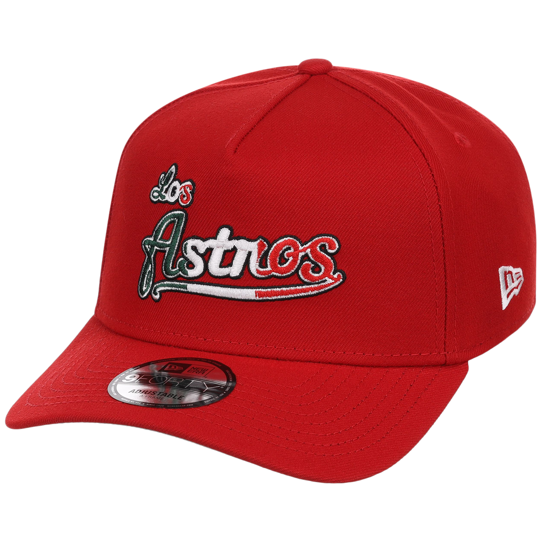 Houston Astros Houston Crown the City 'Los Astros' New Era 9FORTY (Red/Red)