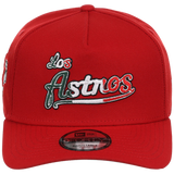 Houston Astros Houston Crown the City 'Los Astros' New Era 9FORTY (Red/Red)