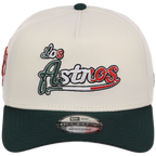 Houston Astros Houston Crown the City 'Los Astros' New Era 9FORTY (Chrome/Dark Green)
