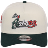 Houston Astros Houston Crown the City 'Los Astros' New Era 9FORTY (Chrome/Dark Green)