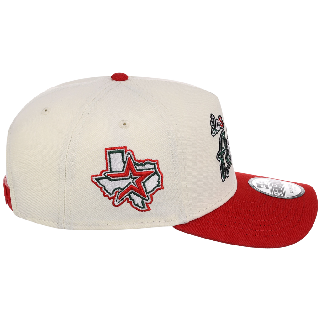 Houston Astros Houston Crown the City 'Los Astros' New Era 9FORTY (Chrome/Red)