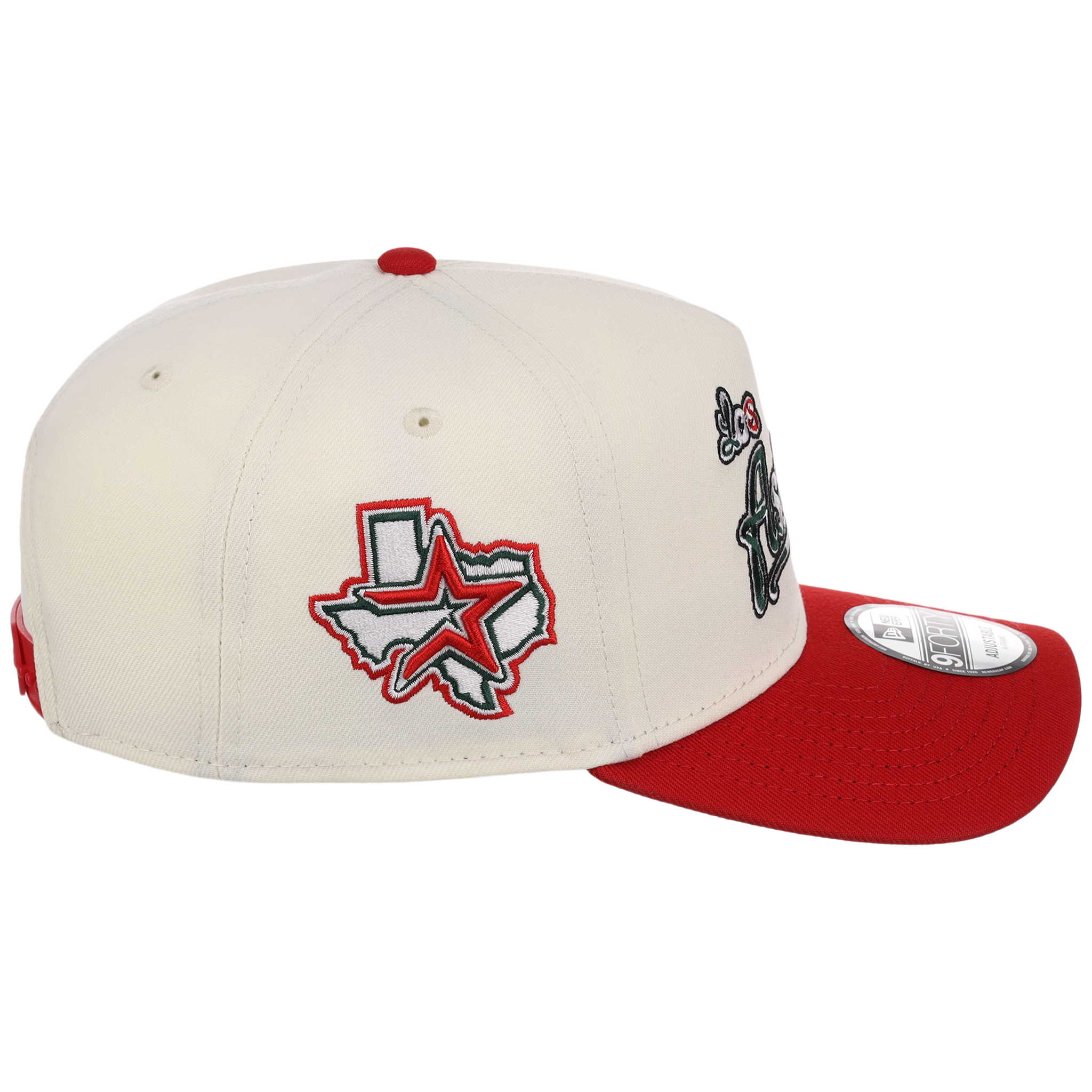 Houston Astros Houston Crown the City 'Los Astros' New Era 9FORTY (Chrome/Red)