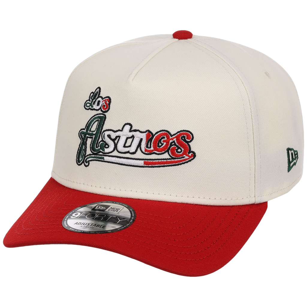 Houston Astros Houston Crown the City 'Los Astros' New Era 9FORTY (Chrome/Red)