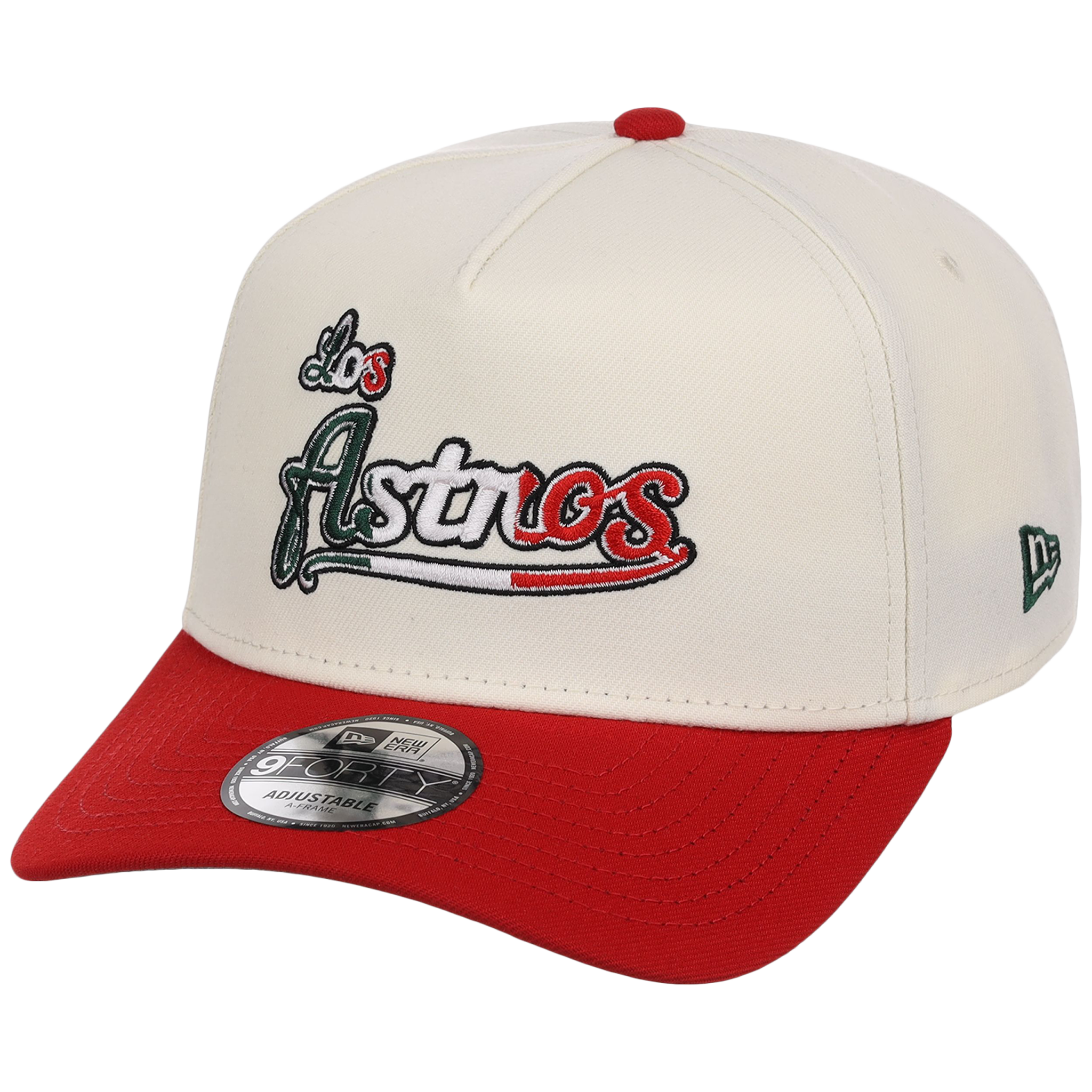Houston Astros Houston Crown the City 'Los Astros' New Era 9FORTY (Chrome/Red)