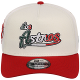 Houston Astros Houston Crown the City 'Los Astros' New Era 9FORTY (Chrome/Red)
