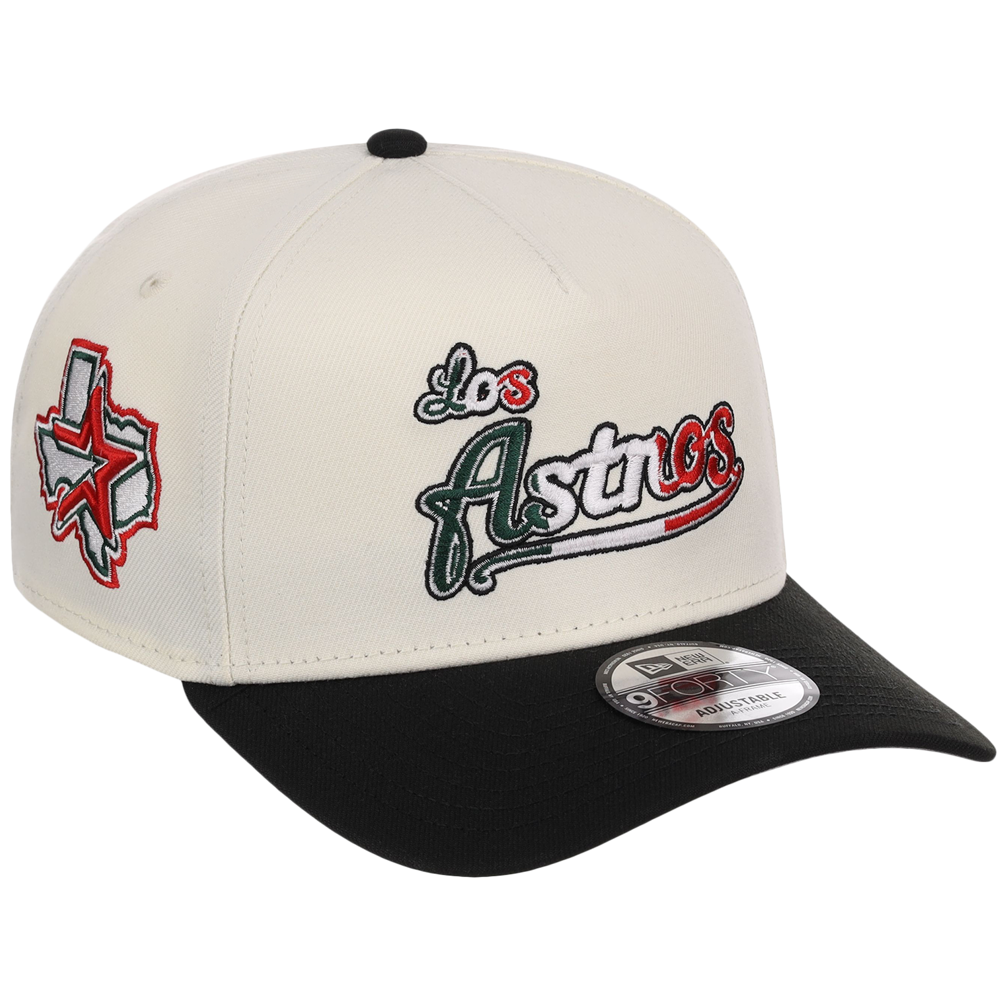 Houston Astros Houston Crown the City 'Los Astros' New Era 9FORTY (Chrome/Black)