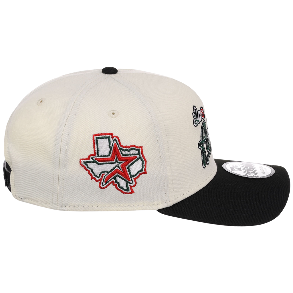 Houston Astros Houston Crown the City 'Los Astros' New Era 9FORTY (Chrome/Black)