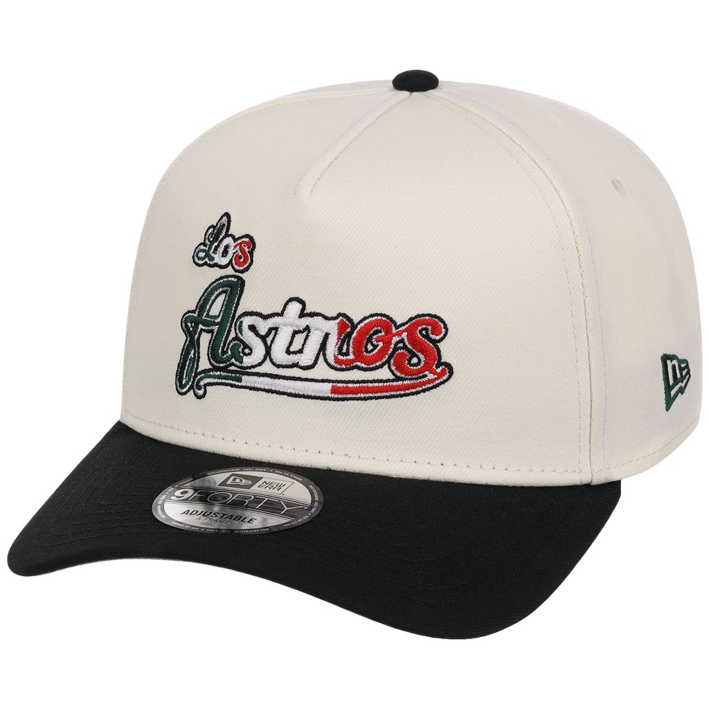 Houston Astros Houston Crown the City 'Los Astros' New Era 9FORTY (Chrome/Black)