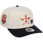 Houston Astros Houston Crown the City 'MEX Flag' New Era 9FORTY (Chrome/Navy)