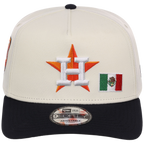 Houston Astros Houston Crown the City 'MEX Flag' New Era 9FORTY (Chrome/Navy)