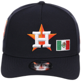 Houston Astros Houston Crown the City 'MEX Flag' New Era 9FORTY (Navy/Navy)