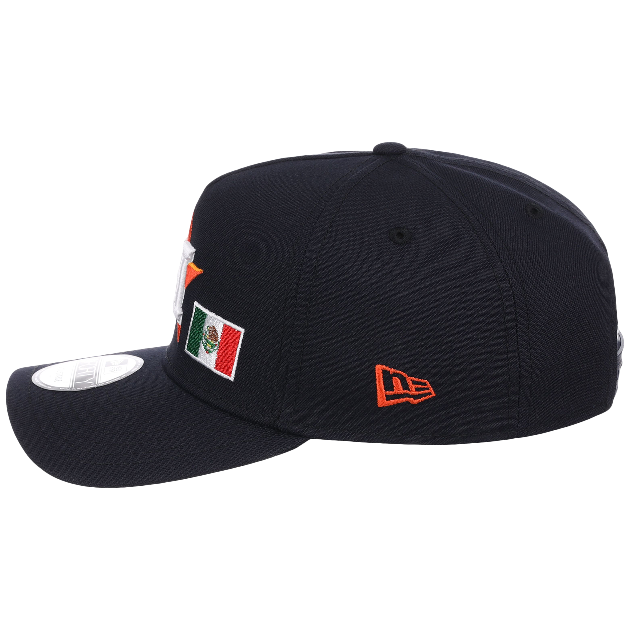 Houston Astros Houston Crown the City 'MEX Flag' New Era 9FORTY (Navy/Navy)