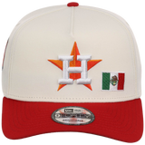 Houston Astros Houston Crown the City 'MEX Flag' New Era 9FORTY (Chrome/Red)