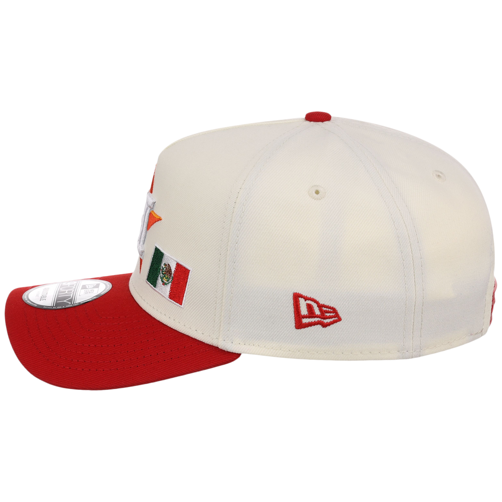 Houston Astros Houston Crown the City 'MEX Flag' New Era 9FORTY (Chrome/Red)