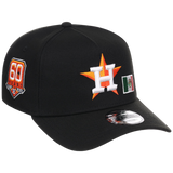 Houston Astros Houston Crown the City 'MEX Flag' New Era 9FORTY (Black/Black)